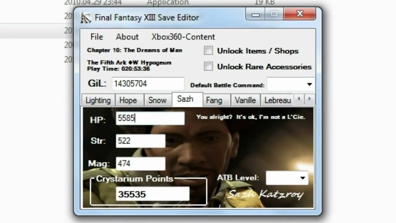 ff13 save editor ps3